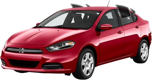 AUTOTEK Precut Windows Tint Film All Sides Cars Sun Blocking Protection Privacy Anti Shatter Glass 2 Ply Film Any Tint Shade kit for Dodge Dart 2013-2016 in Saudi Arabia