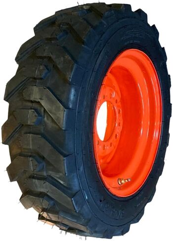 Pair of 2-27X8.50-15 Forerunner SKS-5 Tires on Wheels/Rims (6 lug) for some Kubota Tractor Fronts -6 PLY -27-8.5-15 (6" lug pattern) in Kuwait