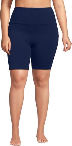 Lands' End Women's Tugless Quickdry 7" Swim Bike Shorts in Saudi Arabia