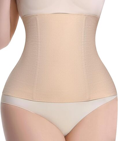 2PACK Waist Trainer Tummy Control for Women,Waist Cincher Postpartum Recovery Belt Body shaper Lower Belly Fat in Saudi Arabia