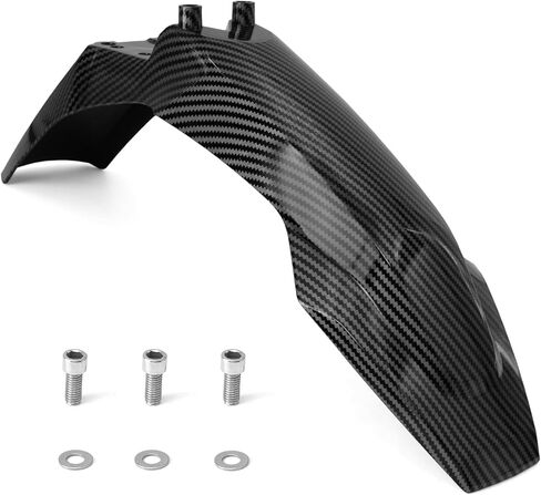 Electric Dirt Bike Rear Fender Compatible with Tuttio Soleil 01 Electric Off-Road Motorcycle Mud Guard Replacement for Tutti Soleil01 E-Bike Imitation Carbon Fiber Texture Mudguard in Saudi Arabia