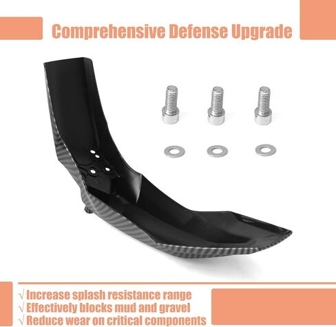 Electric Dirt Bike Rear Fender Compatible with Tuttio Soleil 01 Electric Off-Road Motorcycle Mud Guard Replacement for Tutti Soleil01 E-Bike Imitation Carbon Fiber Texture Mudguard in Saudi Arabia