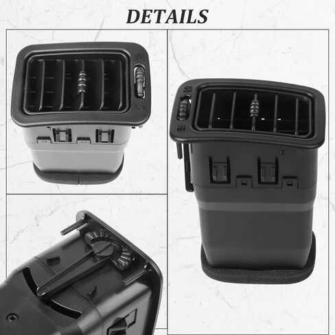 Compatible for Dash A/C Air Vent Deflector Assembly Passenger Side 1999-2007 Chevrolet Chevy GMC Sierra Cadillac 15169326 Tan in Saudi Arabia