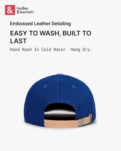 hedley & bennett Chef Hat - Premium Cotton Canvas Baseball Cap Design for Chefs & Home Cooks in Saudi Arabia