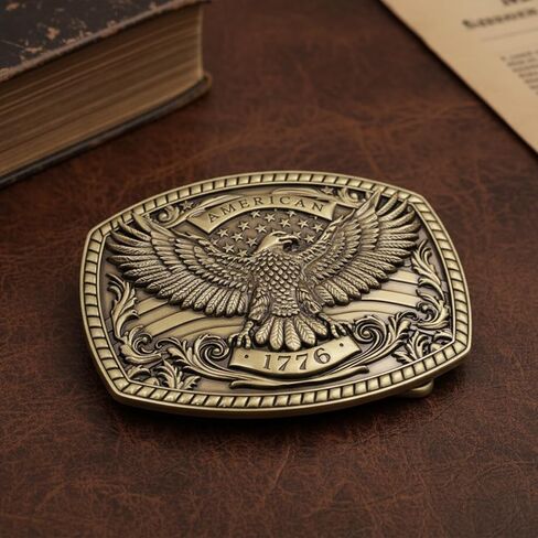 Western Belt Buckle for Men Women - 2026 NEW Eagle Belt Buckles Men Cowboy Belts Buckle Gifts in Saudi Arabia