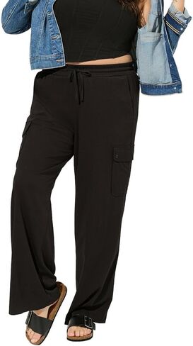 Torrid Women's Plus Size Pants - Wide Leg Cargo Pant in Saudi Arabia
