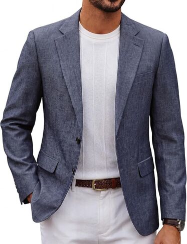 PJ PAUL JONES Men's Blazer Casual Sport Coat Two-Button Suit Jackets Lightweight Sport Coats Blazer in Kuwait