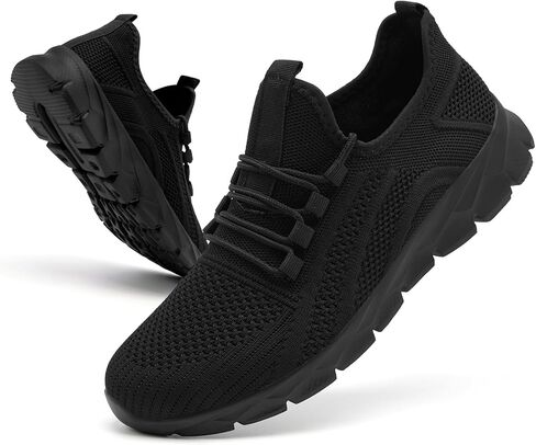 Mens Running Shoes Tennis Gym Sneakers Non Slip Walking Work Shoes Lightweight Breathable Athletic Jogging Casual Shoe in Saudi Arabia