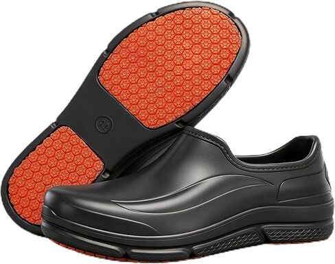 أحذية خدمة الطعام مضادة للانزلاق للجنسين، قباقيب عمل المطبخ مقاومة للزيوت المقاومة للماء، أحذية مريحة للتمريض، للرجال في الداخل والخارج لأحذية المشي لطهاة المطبخ in Kuwait