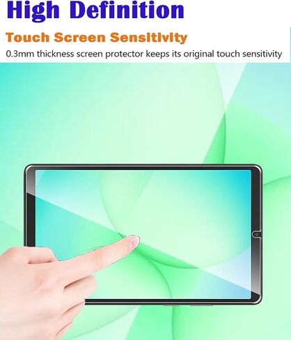 [عبوة من قطعتين واقي شاشة لجهاز Galaxy Tab A 10.1 بوصة 2019، واقي غشاء من الزجاج المقوى لهاتف Samsung SM-T510/T515/T517 طراز مضاد للخدش صلابة 9H خالية من الفقاعات شفافة in Kuwait