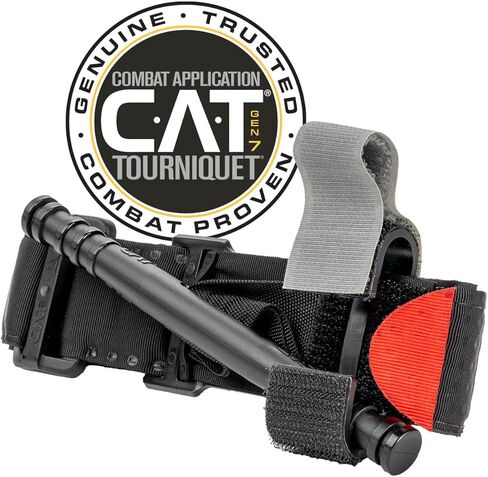 مجموعة الإسعافات الأولية من North American Rescue ROO M-FAK (أسود) NAR First Responders Compact Bag أطقم طبية مع عاصبة C-A-T، ختم الصدر، ETD، شاش (80-1049) in Kuwait