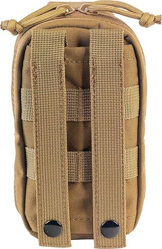 مجموعة الإسعافات الأولية من North American Rescue ROO M-FAK (أسود) NAR First Responders Compact Bag أطقم طبية مع عاصبة C-A-T، ختم الصدر، ETD، شاش (80-1049) in Kuwait