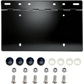 TDPRMOTO 10511 Heavy-Duty Chrome Angled License Plate Holder with Adjustable Hinge, Steel Construction for Truck/Trailer/Semi Truck/Classic Car – (304 Stainless Steel) in Saudi Arabia
