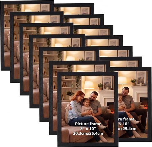 مجموعة إطارات صور Giftgarden مقاس 8.5 × 11 مكونة من 15 قطعة، إطار شهادة من الخشب الأسود مقاس 8.5 × 11 لعرض شهادة الدبلوم على الحائط أو سطح الطاولة in Kuwait