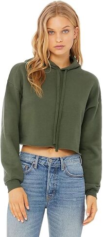 APPAREL GLOBE Women's Cropped Fleece Hoodie in Saudi Arabia