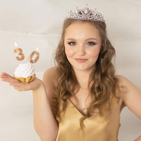 تاج ملكة القلوب من TODDER، تاج الأميرة الأحمر والذهبي للنساء والفتيات، تاج Quinceanera لحفلات عيد الهالوين وحفلات الزفاف in Kuwait