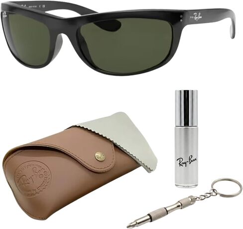 Ray-Ban RB4089 BALORAMA Rectangle Shaped Sunglasses for Men & Women with Official RAYBAN Eyewear Kit in Saudi Arabia