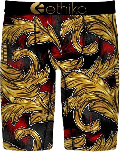 Ethika Boy's Staple Boxer Briefs, Soft 4-Way Stretch, No Ride-Up Fit - Solid Luxe in Saudi Arabia