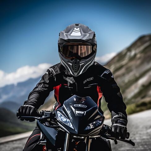 AHR Adult Offroad Dirt Bike Helmet Motocross ATV Dirtbike Outdoor BMX MX Full Face Motorcycle Helmet DOT Approved in Saudi Arabia