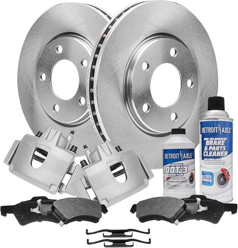 Detroit Axle - 4pc Brake Rotors for 2015-2021 Jeep Grand Cherokee 2011-2025 Dodge Durango, Front Rear Disc Brake Rotors Replacement : 13.78" inch Front and 12.99" inch Vented Rear Rotor in Kuwait