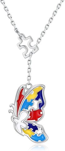 Autism Awareness Rings Sterling Silver: Puzzle Piece Jewelry Strength Gifts for for Women Adhd Autistic Mom in Saudi Arabia