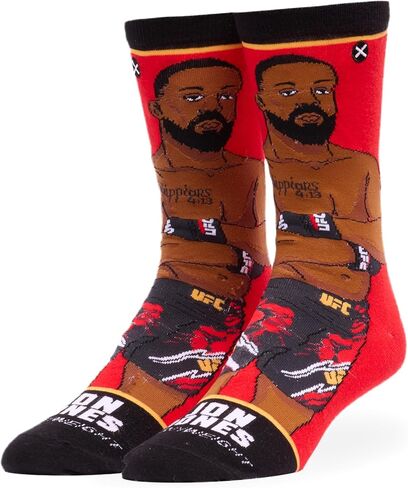 Odd Sox - Sean O'Malley Crew Socks - UFC Fighter Novelty Apparel - Size Large - Comfy Cotton Blend - Fun Gift for MMA Fans in Saudi Arabia