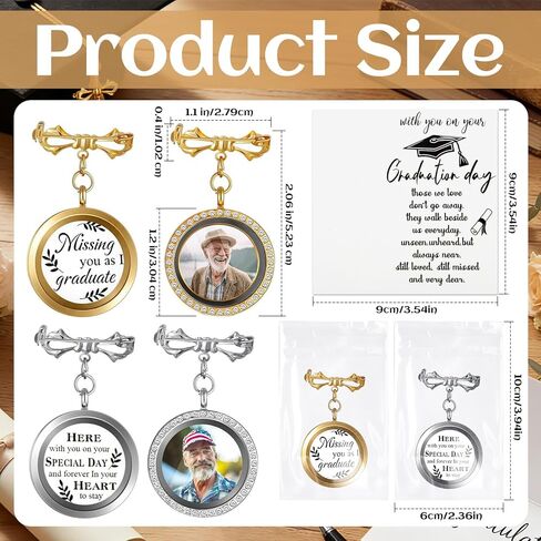 2 Pcs Custom 2026 Memorial Graduation Tassel, Personalized Graduation Tassel Photo Charm Keepsake for Grad Cap 2026, Meaningful Gift for College High School Grad Ceremony Memorial Gift in Saudi Arabia