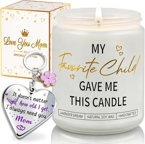 Gifts for Mom from Daughter Son - Mothers Day Gifts, Best Presents for Moms on Birthday Christmas, Funny Candles for Women in Saudi Arabia
