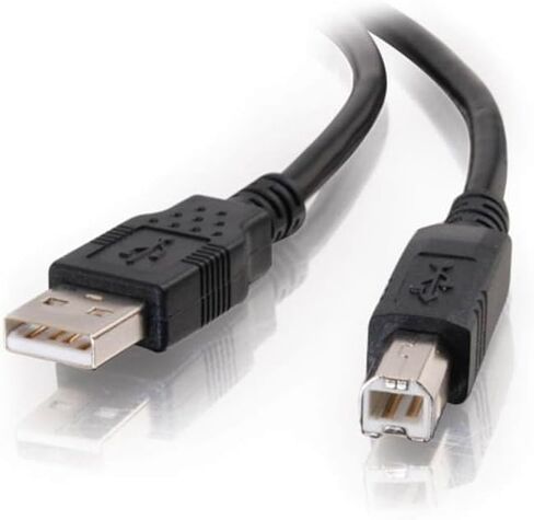 C2G 28104 5m USB Cable - USB 2.0 A to B Cable Black (16.4ft) in Saudi Arabia