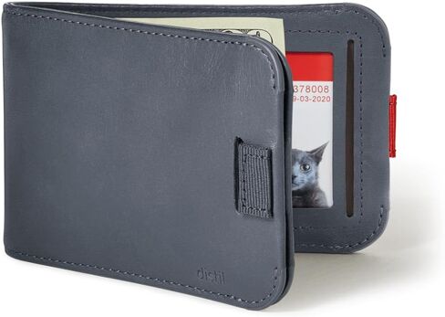 محفظة Distil Union Wally Bifold 5.0 RFID مع نافذة لبطاقة الهوية - محفظة رفيعة ثنائية الطي للرجال مع مشبك نقود، جلد فاخر - حامل بطاقات RFID بسيط - يحمل 14 بطاقة و30 فاتورة - بني in Kuwait