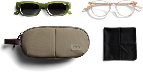 Bellroy Laneway Sunglasses Pocket (Padded Glasses Case with Internal Pocket and Two Sections) - Bluesteel in Saudi Arabia