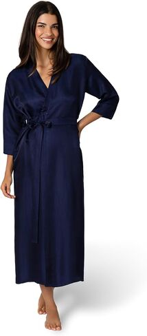 رداء تارا سارتوريا الحريري الفاخر للنساء، 27 أم، كامل الطول، قابل للغسل، XS-4XL، Oprah Daily 2025 in Kuwait
