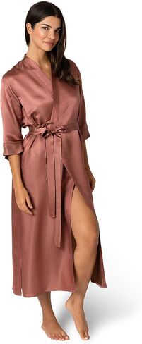 رداء تارا سارتوريا الحريري الفاخر للنساء، 27 أم، كامل الطول، قابل للغسل، XS-4XL، Oprah Daily 2025 in Kuwait
