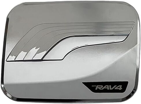 for Toyota RAV4 2019-2025 Fuel Door Tap Tank Protector Protective Gas Tank Door Cover Auto Exterior Decoration Trim for Toyota RAV4 2019 2020 2021 2022 2023 2024 2025 (Silver) in Saudi Arabia