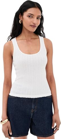 L'AGENCE Women's Adira Scoop Neck Tank in Saudi Arabia