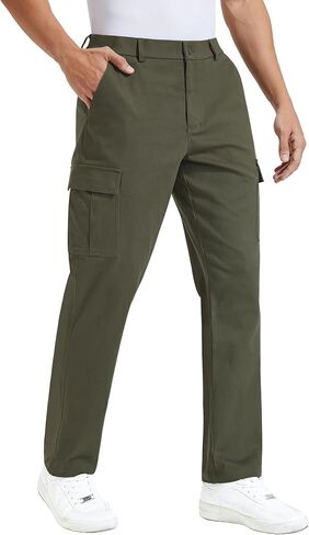 Men's Cargo Pants Stretch Work Pants Casual Travel Hiking in Saudi Arabia