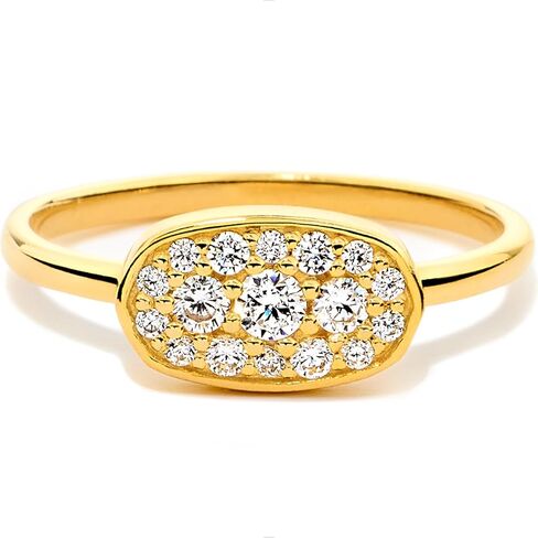 STORYJEWELLERY Statement Rings for Women, Cocktail Rings for Women, Art Deco Signet Ring, Vintage Pave Pinky & Index Finger Rings, Gifts for Her in Saudi Arabia