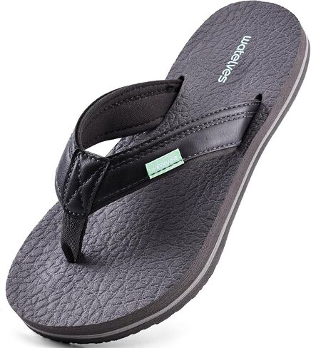 WateLves Youth Big Kids Flip Flops Teen Boys Sandals Summer Thong Slide Sandals for Beach Pool Shower in Saudi Arabia