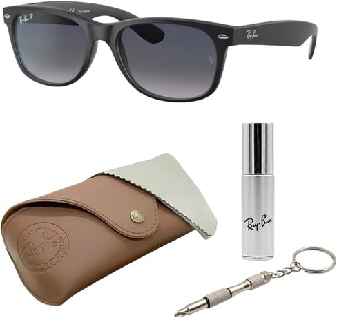 نظارات شمسية Ray-Ban RB2132 NEW WAYFARER CLASSIC مربعة الشكل للرجال والنساء مع مجموعة نظارات RAYBAN الرسمية in Saudi Arabia