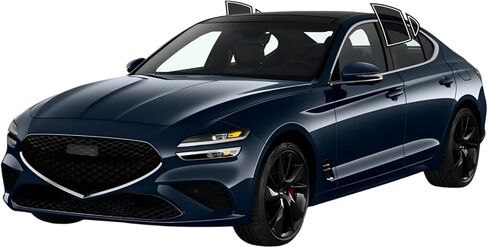 AUTOTEK Precut Windows Tint Film All Sides Cars Sun Blocking Protection Privacy Anti Shatter Glass 2 Ply Film Any Tint Shade kit for Genesis G70 2019-2023 in Saudi Arabia