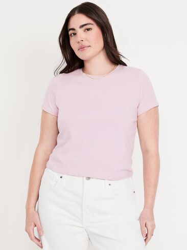 تي شيرت Old Navy Bestee قصير - بريق سائل in Kuwait