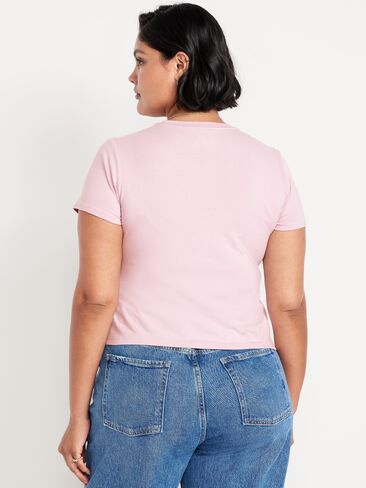 تي شيرت Old Navy Bestee قصير - بريق سائل in Kuwait