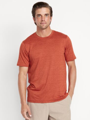 Old Navy CloudMotion Space-Dye T-Shirt - Chimayo Red in Saudi Arabia