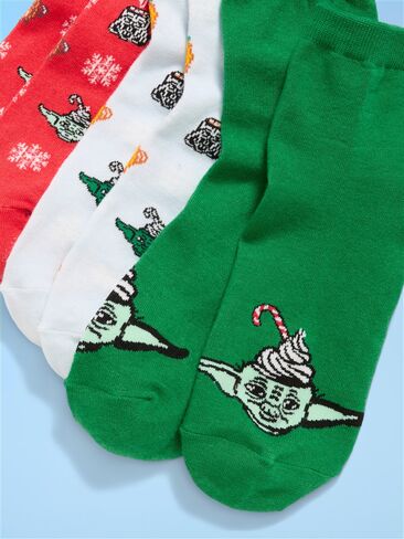 جوارب Old Navy Disney© مكونة من 3 قطع مبتكرة ربع دائرية للنساء - حرب النجوم in Kuwait