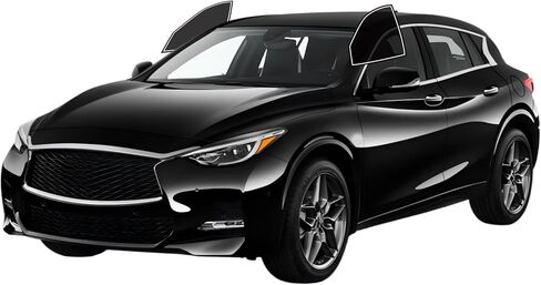 AUTOTEK مسبق القطع لجميع الجوانب، طبقة تظليل النوافذ للسيارات، حماية من أشعة الشمس، الخصوصية، طبقة زجاجية مضادة للكسر، أي مجموعة تظليل ملونة لسيارة Infiniti QX30 2017-2023 in Saudi Arabia