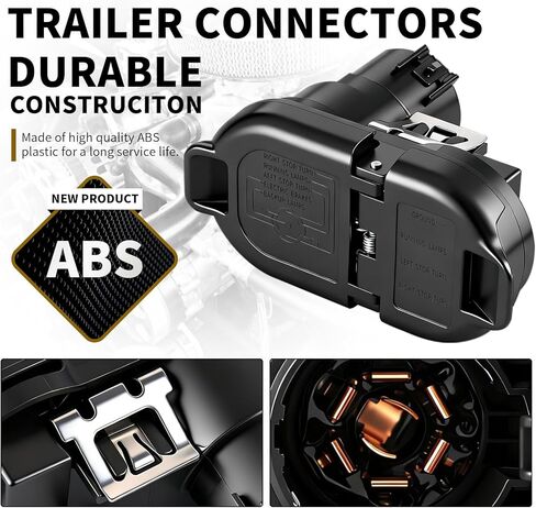 7 Blade and 4 Flat Connector, Towing Solutions 40974 Trailer Plug-in Simple Wiring Kit in Saudi Arabia