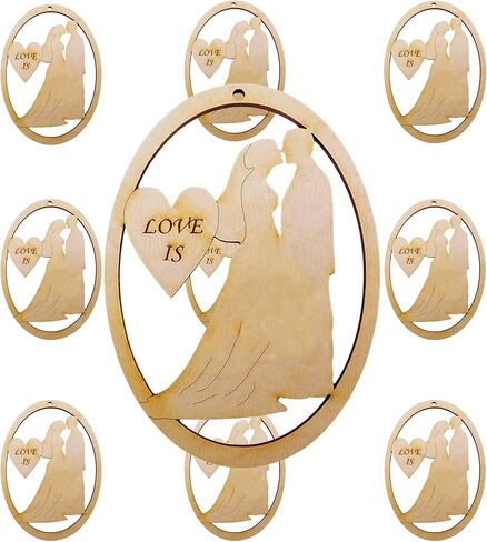 Personalized Wedding Ornament, First Christmas Married Ornament, Newlywed Christmas Tree Decoration, Handmade in The USA in Saudi Arabia
