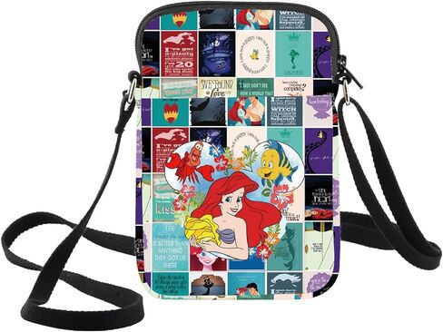 WZMPA Princess Crossbody Bag Fairy Tales Gift Mermaid Shoulder Bag Mermaid Movie Merchandise in Saudi Arabia