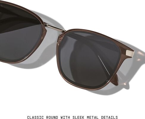QUAY - Men's Sunglasses, Oversized Rounded Shades, UV Protected Lenses (Weekender, Matte Black/Black Polarized) in Saudi Arabia