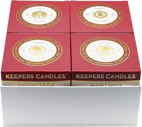 Vanilla Delight Scented Candle Jar by Keepers Candles - 40 Hour Burn, 7oz Soy Wax, 10oz Reusable Glass - Floral Collection - Gift Box - Decorative Design - Aromatherapy in Saudi Arabia